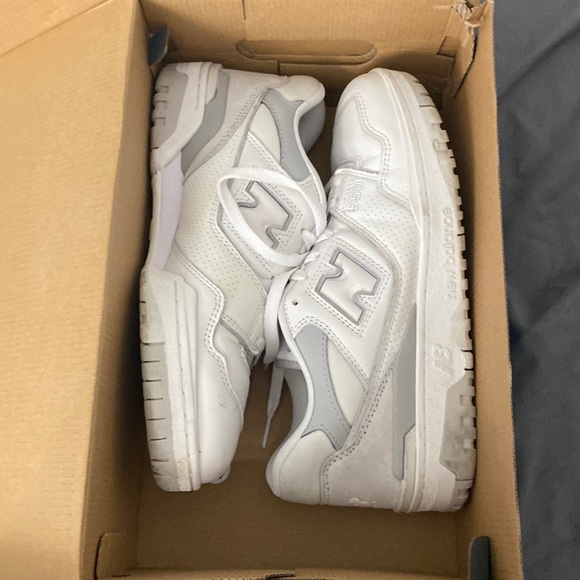 New Balance Shoes White Grey New Balance 55 Poshmark